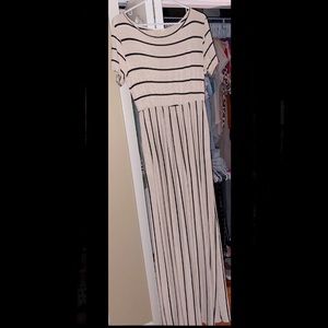 Stripped maxi dress